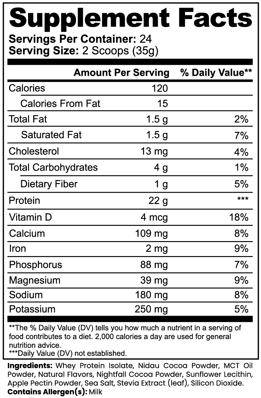 SHAG Whey Protein Isolate (Chocolate)