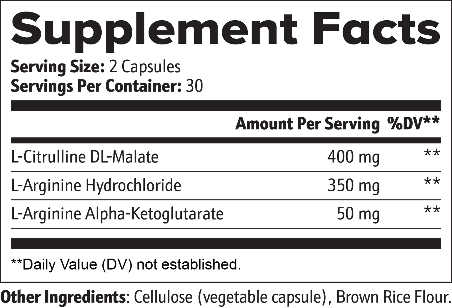 SHAG L-Citrulline & L-Arginine Capsules