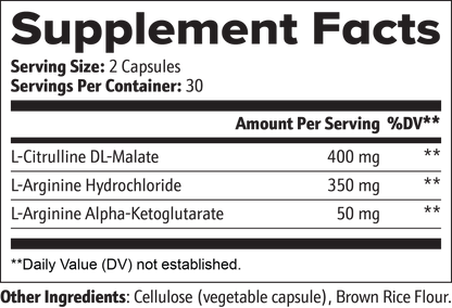 SHAG L-Citrulline & L-Arginine Capsules