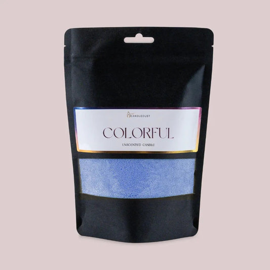 Powdered Candle Refill Kit – Unscented Dark Blue, 330g